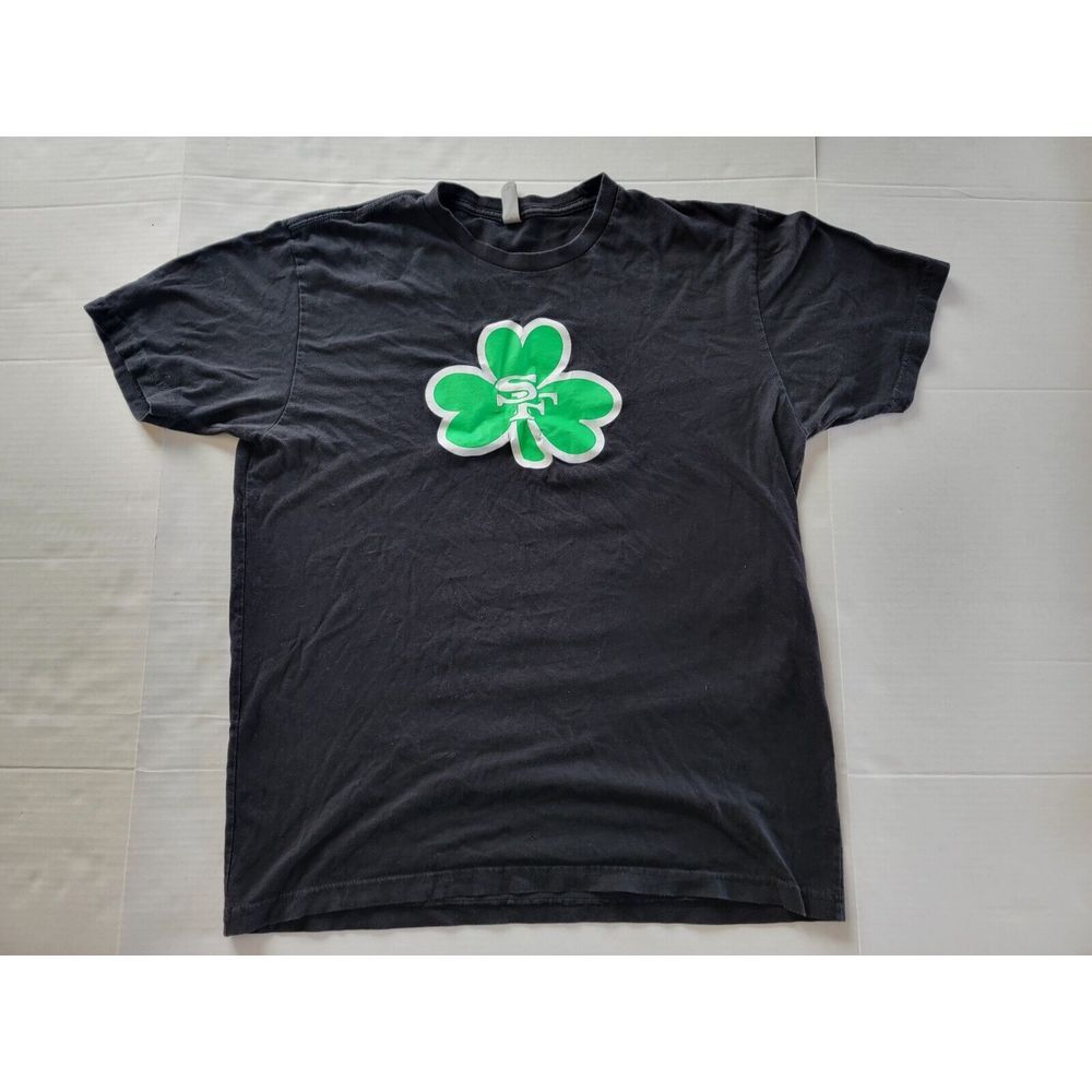 next level apparel SF 3 Leaf Clover‎ Short Sleeve Size L